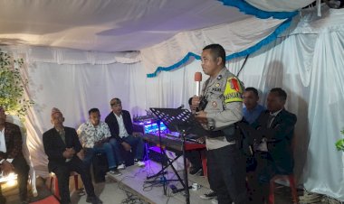 Bhabinkamtibmas-Kec.-Rahong-Utara-Aipda-Kornelius-Jemarus-Amankan-Pesta-Pernikahan-di-Kampung-Poka