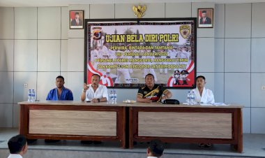 Personel-Polres-Manggarai-Ikuti-Ujian-Bela-Diri-Polri-sebagai-Syarat-Kenaikan-Pangkat