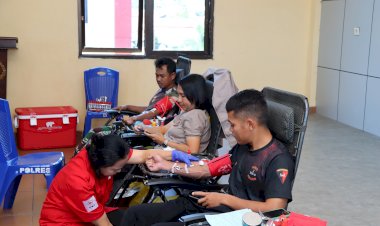 Polres-Manggarai-Gelar-Bhakti-Sosial-Donor-Darah-untuk-Peringati-Hari-Jadi-Humas-Polri-ke-73