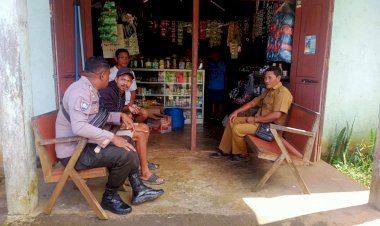 Bhabinkamtibmas-Sampaikan-Himbauan-Pencegahan-TPPO,-Rabies,-Kenakalan-Remaja,-dan-Pilkada-Damai-Di-Kecamatan-Cibal-Barat