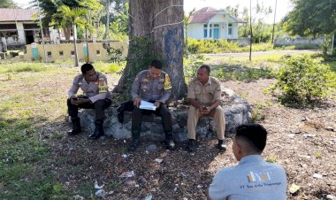 Dukung-Program-Ketahanan-Pangan-Nasional-Kapolsek-Satarmese-lakukan-Koordinasi-dengan-Koordinator-BPP-Kecamatan-Satarmese.