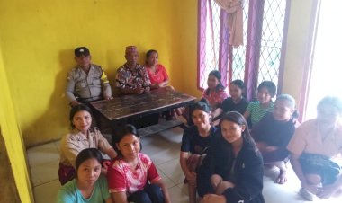 Patroli-dan-Sambang-Bhabinkamtibmas-di-Dusun-Purang,-Kecamatan-Ruteng