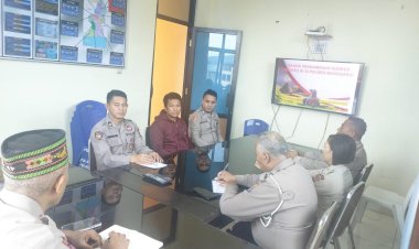Wakapolres-Manggarai-Pimpin-Rapat-Persiapan-Pengamanan-Kunjungan-Kerja-Menteri-Kesehatan-RI