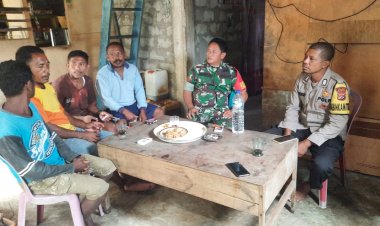 Bhabinkamtibmas-Reok-Barat-Lakukan-Patroli-Dialogis-Demi-Stabilitas-Kamtibmas-di-Desa-Binaan