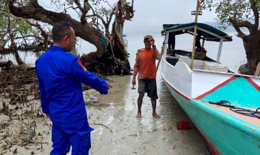 Patroli-dan-Sambang-Sat-Polairud-Polres-Manggarai,-Jaga-Stabilitas-Kamtibmas.