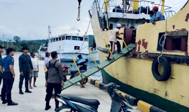 KP3-Laut-Pelabuhan-Reo-Laksanakan-Pengamanan-Kapal-Penumpang-di-Pelabuhan-Laut-Reo