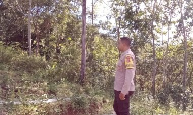 Bhabinkamtibmas-Kelurahan-Baru-Dampingi-Petani-dalam-Program-Ketahanan-Pangan