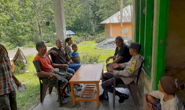 Bhabinkamtibmas-Rahong-Utara-Gelar-Patroli-dan-Sambang-untuk-Himbauan-Kamtibmas