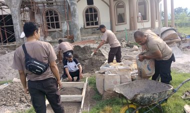 Polsek-Satarmese-Gelar-Bakti-Sosial-Di-Tempat-Ibadah-Jelang-Hut-Bhayangkara-Ke-79