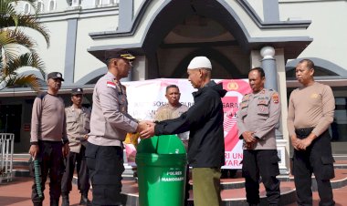 Sambut-Hari-Bhayangkara-ke-79,-Polres-Manggarai-Gelar-Bakti-Sosial-Religi-di-Tempat-Ibadah