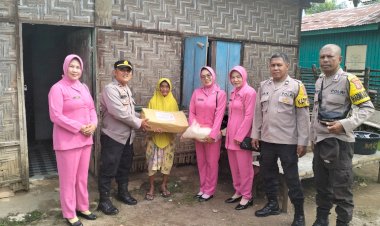 Tali-Kasih-Polsek-Reo:-Bansos-dalam-Rangka-HUT-Bhayangkara-ke-79
