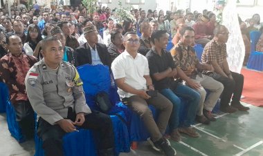 BHABINKAMTIBMAS-RAHONG-UTARA-HADIRI-UNDANGAN-PESTA-NIKAH-SEKALIGUS-BERIKAN-HIMBAUAN-KAMTIBMAS