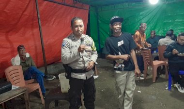 Bhabinkamtibmas-Rahong-Utara-Hadiri-dan-Pantau-Kegiatan-Pesta-Pengumpulan-Dana