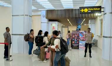 Kegiatan-Pengamanan-Penerbangan-Di-Bandara-Frans-Sales-Lega-Ruteng-Oleh-Anggota-Kp3-Udara
