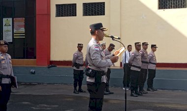 Wakapolres-Manggarai-Pimpin-Apel-Gelar-Pasukan-Pengamanan-Tour-de-Entete-2025