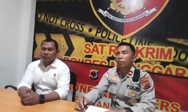 Polres-Manggarai-Gelar-Konferensi-Pers-Kasus-Penganiayaan,-Enam-Tersangka-Ditahan