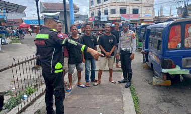 Sat-Lantas-Polres-Manggarai-Gelar-Patroli-KRYD,-Pamturlalin-dan-Himbauan-Kamseltibcar-Lantas-di-Kota-Ruteng