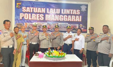 Syukuran-HUT-Lalu-Lintas-Bhayangkara-ke-70-di-Polres-Manggarai-Berlangsung-Khidmat.