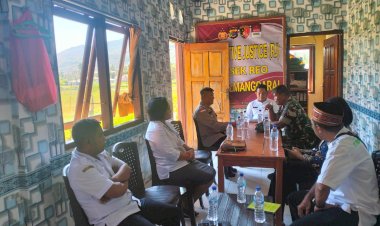 Polsek-Reo-gelar-Koordinasi-Program-Makanan-Bergizi-Gratis-Tingkat-Kecamatan-Reok