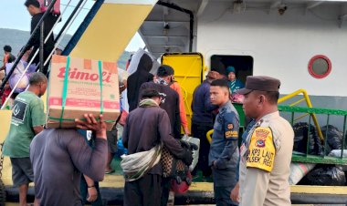 Pengamanan-Kapal-Penumpang-di-Pelabuhan-Laut-Reo-Berjalan-Aman-dan-Lancar