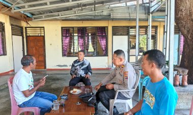 Kapolsek-Satarmese-Laksanakan-Sambang-Bahas-Persiapan-Misa-Sulung-dan-Misa-Syukur-Imam-Baru-di-Paroki-St.-Stefanus-Iteng