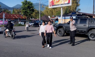 Polres-Manggarai-Gelar-Strong-Point-Pagi-Hari-untuk-Kelancaran-Lalu-Lintas-di-Kota-Ruteng