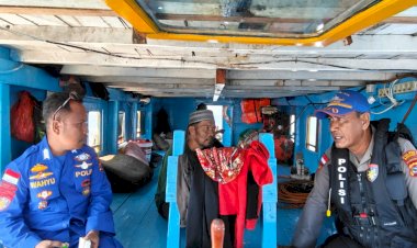 SATPOLAIRUD-POLRES-MANGGARAI-GELAR-PATROLI-KRYD-DI-PERAIRAN-LAUT-REO-CEGAH-ILLEGAL-FISHING