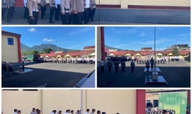 KAPOLRES-MANGGARAI-PIMPIN-APEL-JAM-PIMPINAN,-BERIKAN-APRESIASI-ATAS-KERJA-DAN-DEDIKASI-PERSONEL