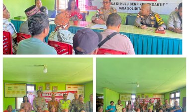 JUMAT-CURHAT-POLRES-MANGGARAI:-SERAP-ASPIRASI-WARGA-DESA-BANGKA-KENDA,-BANGUN-SOLIDITAS-JAGA-KAMTIBMAS