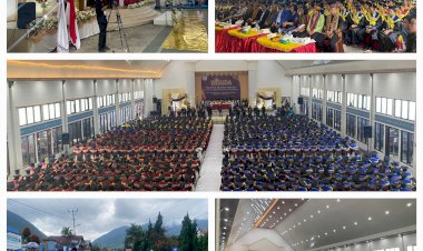 Polres-Manggarai-Amankan-dan-Atur-Arus-Lalin-Saat-Wisuda-Unika-Santu-Paulus,-Ribuan-Peserta-Hadir