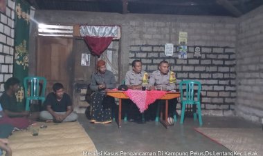 BHABINKAMTIBMAS-KECAMATAN-LELAK-MEDIASI-KASUS-PENGANCAMAN-SECARA-KEKELUARGAAN-DI-KAMPUNG-PELUS