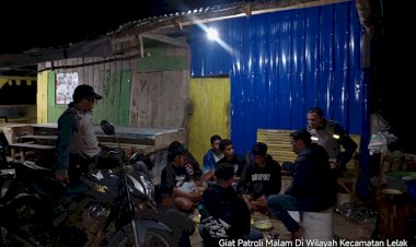 Bhabinkamtibmas-Kecamatan-Lelak-Gelar-Patroli-Malam-Antisipasi-Gangguan-Kamtibmas-Jelang-Natal
