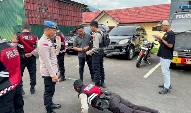 SIEPROPAM-POLRES-MANGGARAI-GELAR-OPSGAKTIBLIN-UNTUK-TINGKATKAN-KEDISIPLINAN-PERSONEL