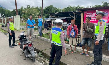 Sat-Lantas-Polres-Manggarai-Gelar-Patroli-KRYD,-Pengaturan-Lalu-Lintas,-dan-Himbauan-Kamseltibcarlantas-di-Kota-Ruteng