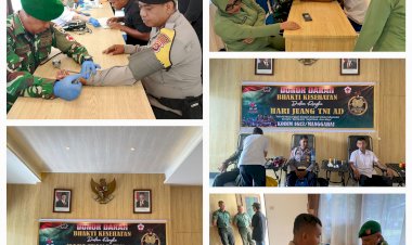 Sinergi-TNI-Polri:-Polres-Manggarai-Ikut-Donor-Darah-Peringati-Hari-Juang-TNI-AD-2025-di-Makodim-1612-Manggarai