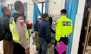 Unit-Laka-Lantas-Olah-TKP,-Korban-Alami-Luka-Berat-Warnai-Gerimis-Pagi-Dibahong