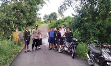 Bhabinkamtibmas-Kelurahan-Wali-Laksanakan-Patroli-dan-Imbauan-Kamtibmas-di-Lingkungan-Sekolah