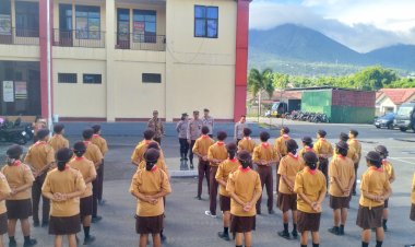 Sat-Binmas-Polres-Manggarai-Gelar-Pengenalan-Saka-Bhayangkara-Res-Manggarai