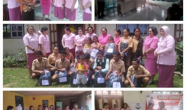 Bhayangkari-Cabang-Manggarai-Berbagi-Kasih:-Salurkan-Bantuan-Perlengkapan-Sekolah-di-Panti-Asuhan-Sesamamu-Wae-Peca