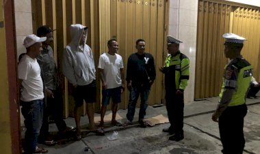 Patroli-Malam-Antisipasi-Balap-Liar,-Polres-Manggarai-Polda-NTT-Sasar-Jalan-Ahmad-Yani-dan-Imam-Bonjol