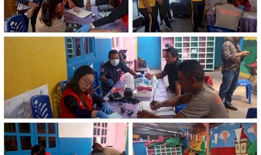 Ramadhan-Penuh-Berkah:-Personel-Polres-Manggarai--Polda-NTT,-Donor-Darah--untuk--Kemanusiaan