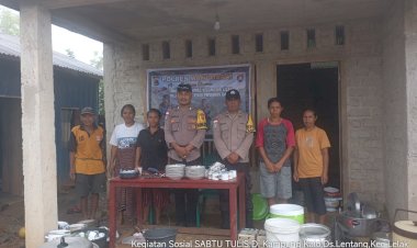 Dekati-Hati-Rakyat,-Bhabinkamtibmas-Polsek-Lelak-Gelar-Aksi-Sosial-