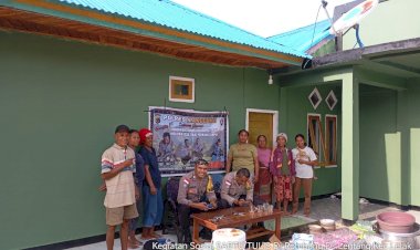 MENJELANG-HARI-BHAYANGKARA-KE-80,-BHABINKAMTIBMAS-KECAMATAN-LELAK-POLRES-MANGGARAI-GELAR-KEGIATAN-SOSIAL-“SABTU-TULIS”