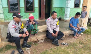 BHABINKAMTIBMAS-POLRES-MANGGARAI-LAKSANAKAN-PATROLI-DAN-SAMBANG-DI-DESA-POCO-LIKANG,-PERKUAT-KEMITRAAN-DENGAN-MASYARAKAT