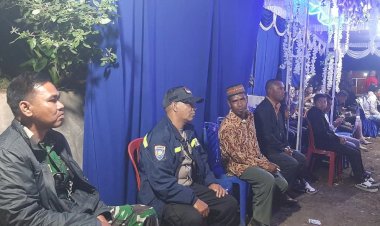 BHABINKAMTIBMAS-DAN-BABINSA-WAE-RI’I-AMANKAN-PESTA-PERNIKAHAN-DI-KAMPUNG-NTANGO