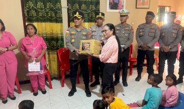 NTT-PENUH-KASIH,-SAMBUT-HARI-BHAYANGKARA-KE-80,-POLRES-MANGGARAI-GELAR-BAKTI-SOSIAL-POLRI-UNTUK-MASYARAKAT-DAN-ANAK-ANAK-PANTI-ASUHAN