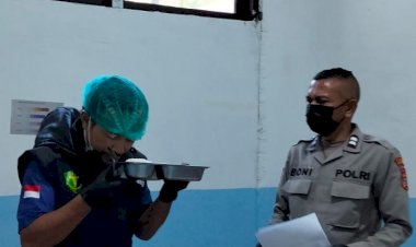 SIDOKKES-POLRES-MANGGARAI-LAKUKAN-PEMERIKSAAN-FOOD-SECURITY-PROGRAM-MAKAN-BERGIZI-GRATIS-DI-SPPG-POLRES-MANGGARAI,-PASTIKAN-MAKANAN-AMAN,-SEHAT,-DAN-LAYAK-DIKONSUMSI
