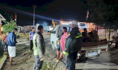 POLSEK-SATARMSESE--POLRES-MANGGARAI-,LAKSANAKAN-SAMBANG-DAN-HIMBAUAN-PASCA-GEMPA,-WARGA-NANGAPA’ANG-EVAKUASI-KE-DAERAH-KETINGGIAN