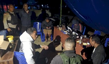 Polri-Pastikan-Posko-Bencana-Gempa-di-Cibal-Aman,-Pengungsi-dan-Distribusi-Logistik-Terpantau