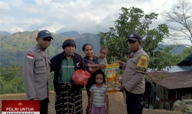 Polres-Manggarai-Distribusikan-Bantuan-Polri-untuk-Warga-Terdampak-Gempa-di-Cibal-dan-Lelak